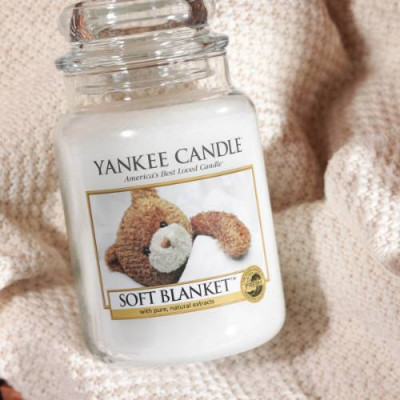 Yankee Candle Soft Blanket  Duża świeca zapachowa Yankee Candle - 3