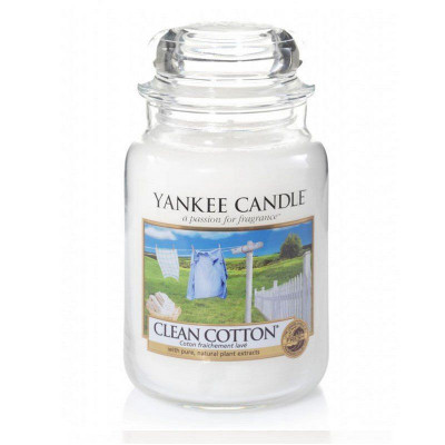 Yankee Candle Clean Cotton Duża świeca zapachowa Yankee Candle - 1