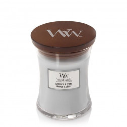 Świeca zapachowa WoodWick Lavender & Cedar Mała Lawenda i Cedr Woodwick - 1