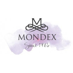 Świecznik CEDRIK Mondex Czarne Szkło Metal 13x13  - 3