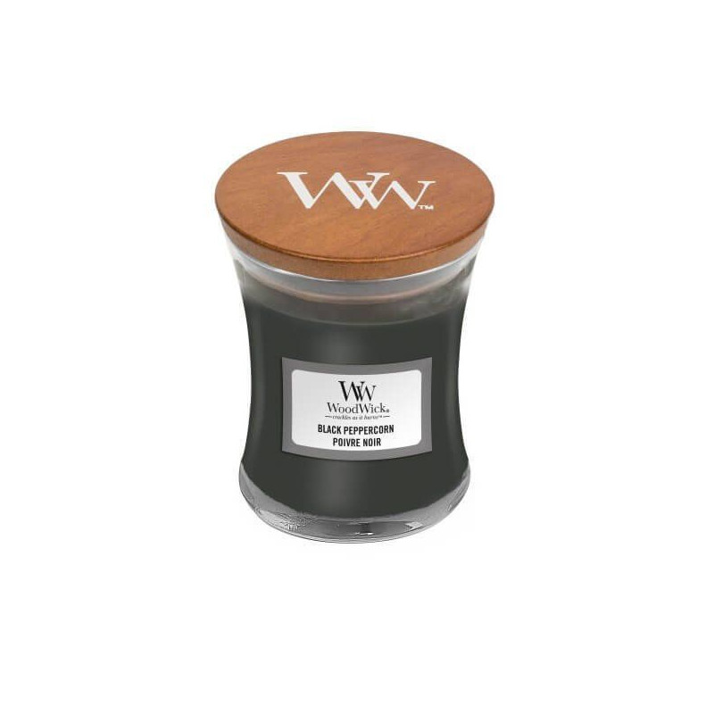Woodwick Black Peppercorn Mała świeca zapachowa Pieprz Woodwick - 1