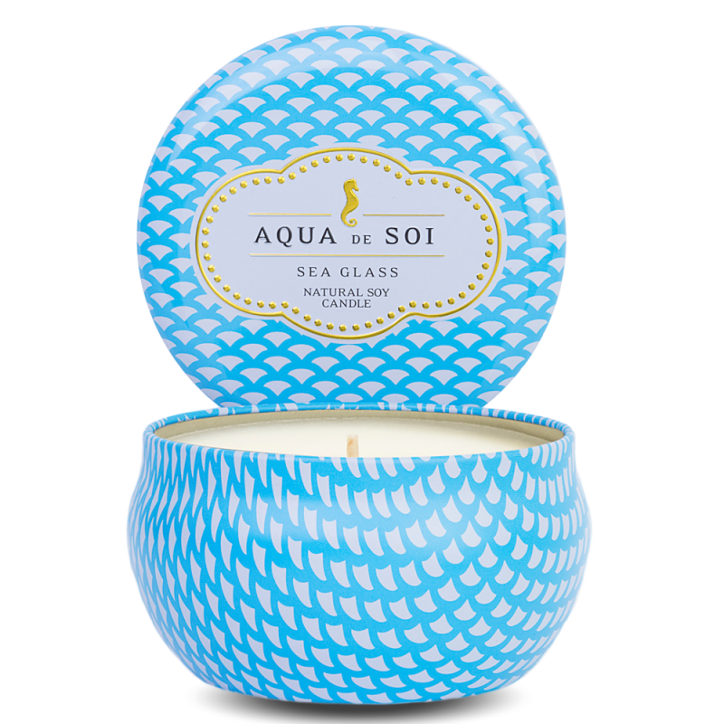 Świeca sojowa Eko Aqua de Soi Sea Glass średnia morski Aqua de Soi - 1