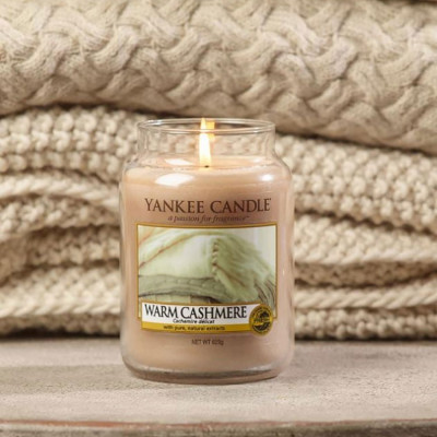 Yankee Candle Warm Cashmere Ciepły Kaszmir duża świeca zapachowa Yankee Candle - 2