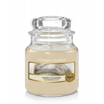 Yankee Candle Warm Cashmere średnia świeca zapachowa  - 6