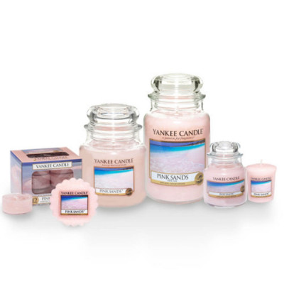 Yankee Candle Pink Sands średnia świeca zapachowa  - 3