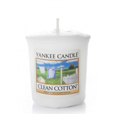 Yankee Candle Sampler Clean Cotton Votive Świeca Zapachowa Yankee Candle - 1