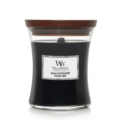 Woodwick Black Peppercorn Średnia świeca zapachowa Pieprz Woodwick - 1