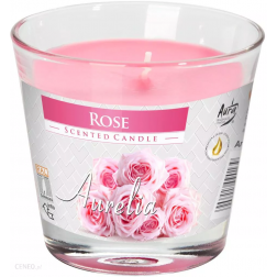 Świeca Zapachowa w Szkle Bispol Rose | Róża Bispol - 1