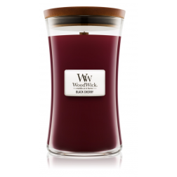 Duża świeca zapachowa Black Cherry marki Woodwick