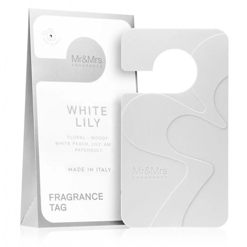 Mr & Mrs Fragrance White Lily Zapach do wnętrza Kartonik Mr and Mrs Fragrance - 1