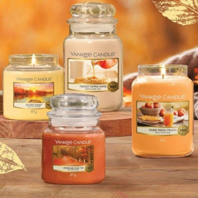 Yankee Candle Farm Fresh Peach Duża świeca zapachowa Jesień/Zima Yankee Candle - 2