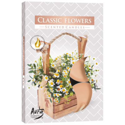 Podgrzewacze zapachowe Classic Flowers 6 sztuk p15-336 Bispol - 1