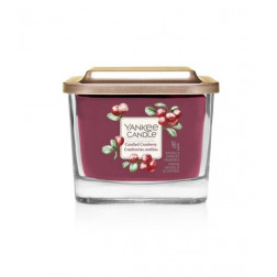 Yankee Candle Elevation Candied Cranberry Mała Świeca Zapachowa Święta