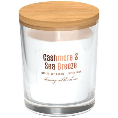 Sojowa świeca zapachowa Cashmere & Sea Breeze Bispol - 2