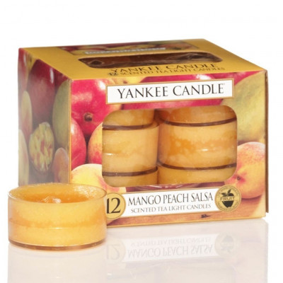 Yankee Candle Podgrzewacze Mango Peach Salsa Tealight 12 sztuk Yankee Candle - 1