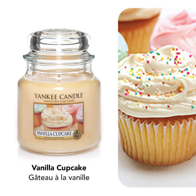 Yankee Candle Vanilla Cupcake średnia świeca zapachowa Yankee Candle - 3