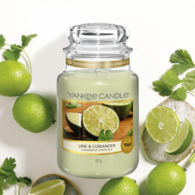 Yankee Candle Lime & Coriander Duża świeca WIOSNA Yankee Candle - 2