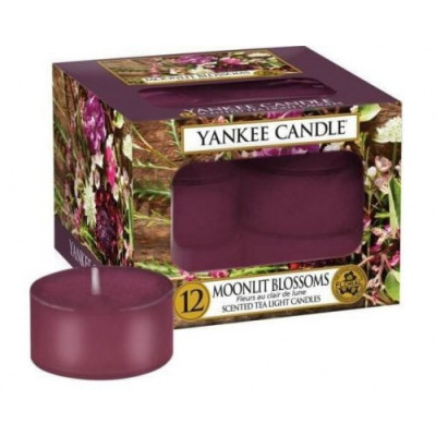 Yankee Candle Podgrzewacze Moonlit Blossoms Tealight 12 sztuk Yankee Candle - 1