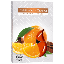 Podgrzewacze zapachowe Bispol Cinnamon – Orange (Cynamon – Pomarańcza) 6 sztuk P15-159 Bispol - 1