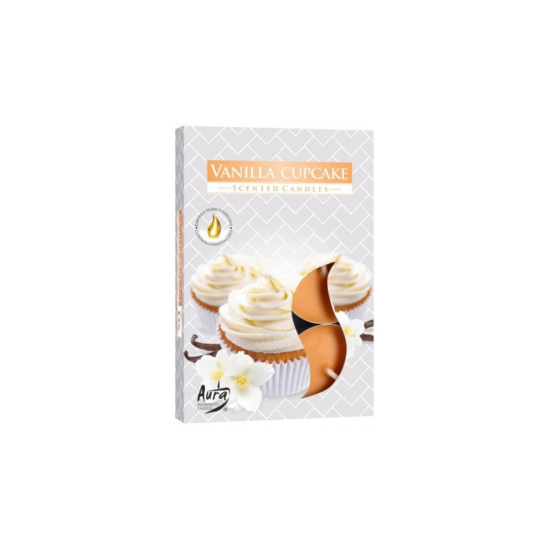Podgrzewacze zapachowe Bispol Vanilla Cupcake (Ciasteczko Waniliowe) 6 sztuk P15-202 Bispol - 1
