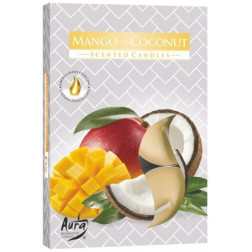 Podgrzewacze zapachowe Mango – Coconut (Mango – Kokos) 6 sztuk P15-316 Bispol - 1
