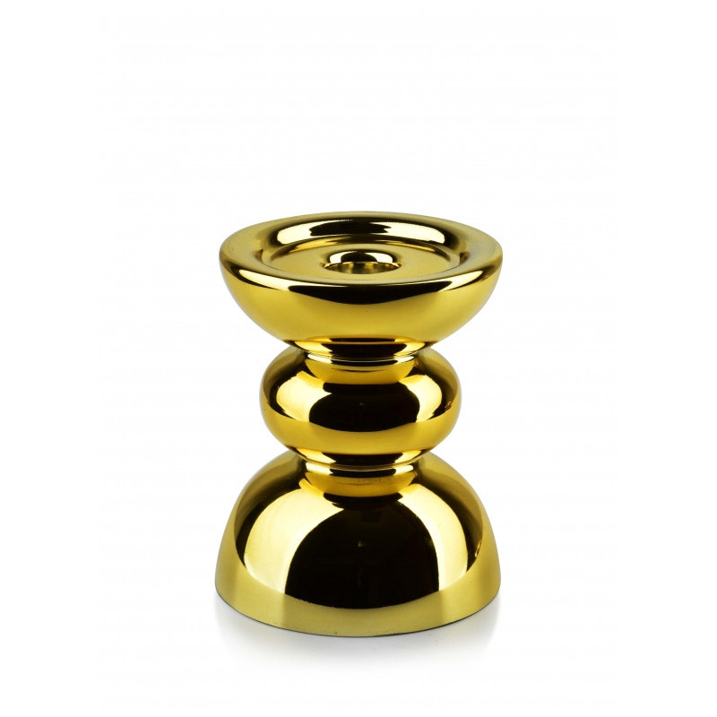 Świecznik Rita Gold Złoty 15cm