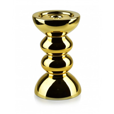 Świecznik Na Świecę Rita Gold Złoty 20,5cm