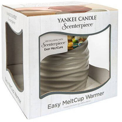 Kominek elektryczny Yankee Scenterpiece Noah z timerem/ Ceramiczny Szary Yankee Candle - 5