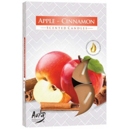 Podgrzewacze zapachowe Bispol Apple – Cinnamon (Jabłko – Cynamon) 6 sztuk P15-87 Bispol - 1