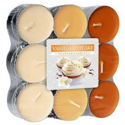 Podgrzewacze zapachowe Bispol Vanilla Cupcake (Ciasteczko Waniliowe) 18 sztuk P15-18-202 Bispol - 1