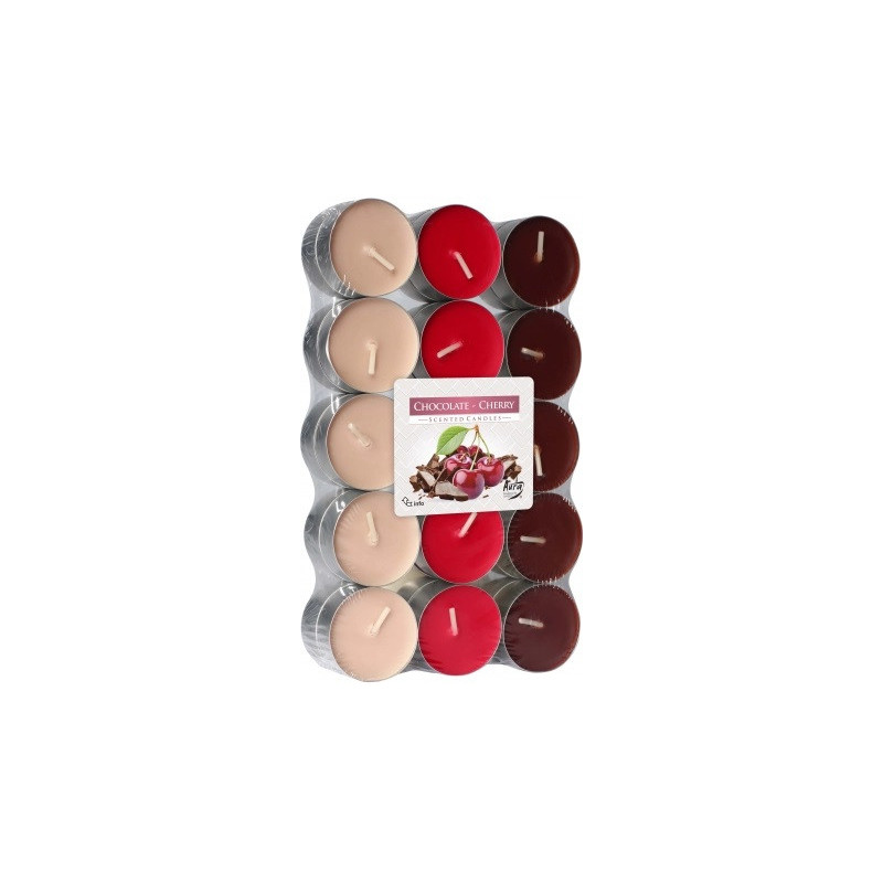 Podgrzewacze zapachowe Bispol Chocolate Cherry (Czekolada – Wiśnia) 30 sztuk P15-30-104 Bispol - 1