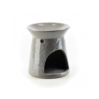 Kominek zapachowy Ceramiczny GEOM Szary Mondex - 2