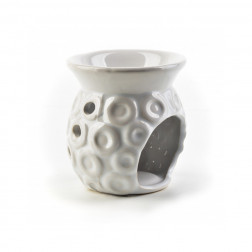 Kominek zapachowy ROKA Ceramiczny Biały Okrągły Mondex - 2
