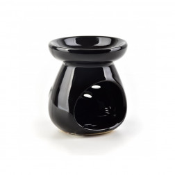 Kominek zapachowy okrągły Ceramiczny SPRING Czarny Mondex - 2