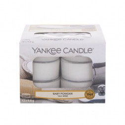 Yankee Candle Podgrzewacze Baby Powder Tealight 12 sztuk Yankee Candle - 1