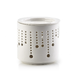 Kominek zapachowy Vesta SEWILLA Ceramiczny Dwuczęściowy Biały Mat Mondex - 4