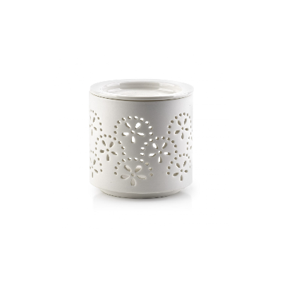 Kominek zapachowy Vesta SANSEI Ceramiczny Dwuczęściowy Biały Mat Mondex - 4