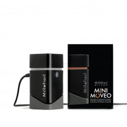 Millefiori Mini Moveo Black bezprzewodowy odświeżacz powietrza / dyfuzor przenośny