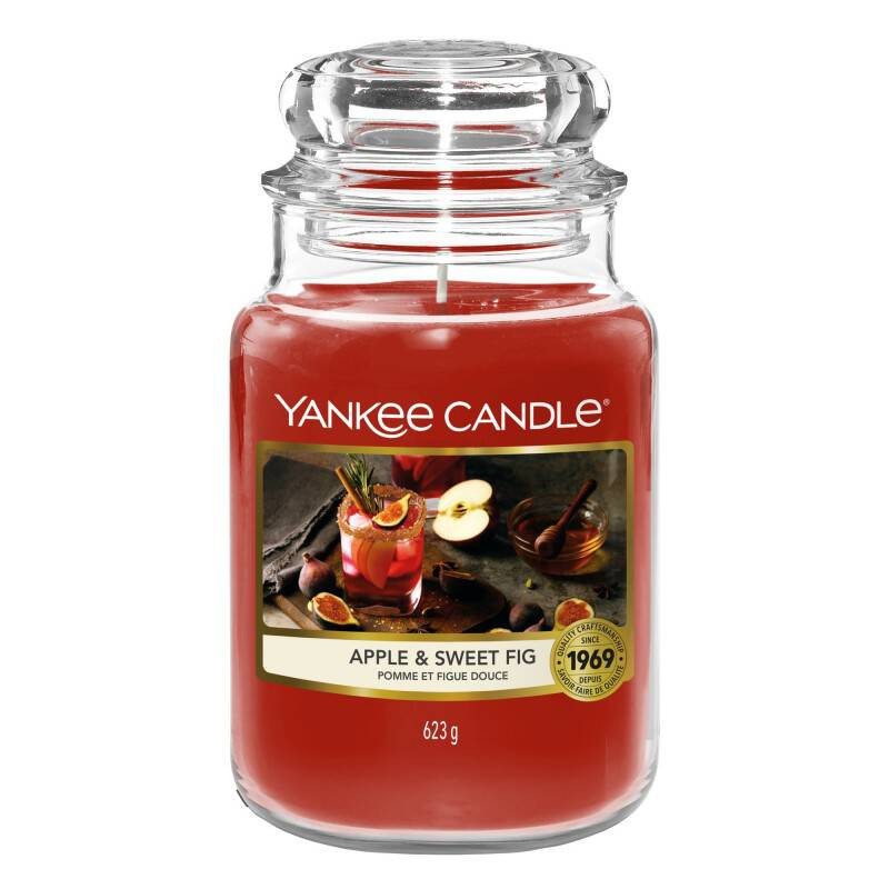 Yankee Candle Apple & Sweet Fig Duża świeca zapachowa 623g