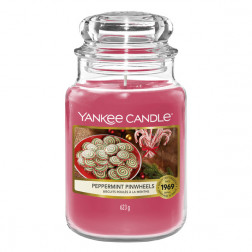 Yankee Candle Peppermint Pinwheels Duża świeca zapachowa 623g
