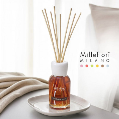 Pałeczki dyfuzor Millefiori Vanilla & Wood Drzewny 250ml Millefiori Milano - 1