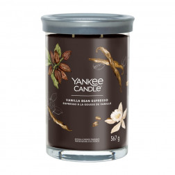 Yankee Candle Signature Vanilla Bean Espresso Tumbler z 2 knotami 567g