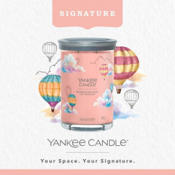 Yankee Candle Signature Watercolour Skies Tumbler z 2 knotami 567g