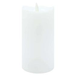 Dekoratívna LED sviečka 150mm biela, 1 kus