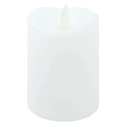 Decorative LED candle 100mm white, 1 piece