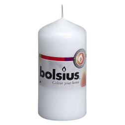 Bolsius sloupová svíčka 100/48mm bílá, 1 kus