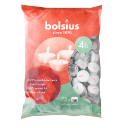 Bolsius 4h-Heizungen 75 Stück pro Beutel