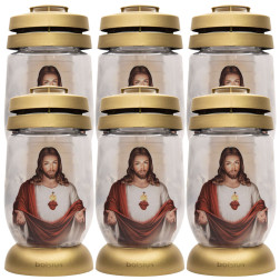 Bolsius sviečky 3S 12 Ježiš vkladá 36h 1,5 dňa 6 kusov