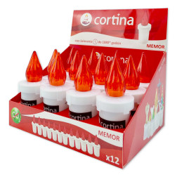 Wkład do zniczy LED Cortina Memor 1 sztuka czerwony