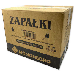 Mononegro krátke zápalky 1000 krabičiek - kartón